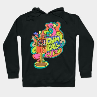 Vintage, Retro Style Gumball Machine Hoodie